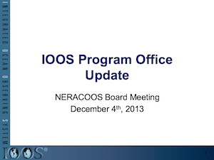 IOOS High-Level FY13 Overview and FY14 Outlook