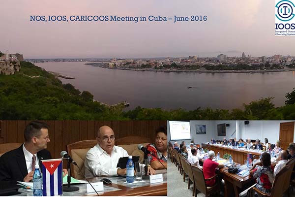 Landscape image of Cuba at dusk, meeting inset.