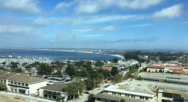 Panoramic view of Monterey Bay