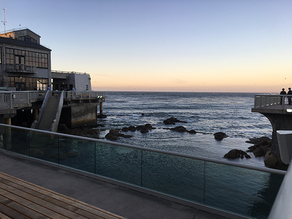 Sunset from the Monterey Bay Aquarium