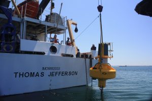 Environmental compliance: deploying a buoy off the NOAA Ship Thomas Jefferson