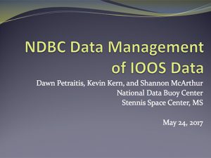 NDBC IOOS Webinar