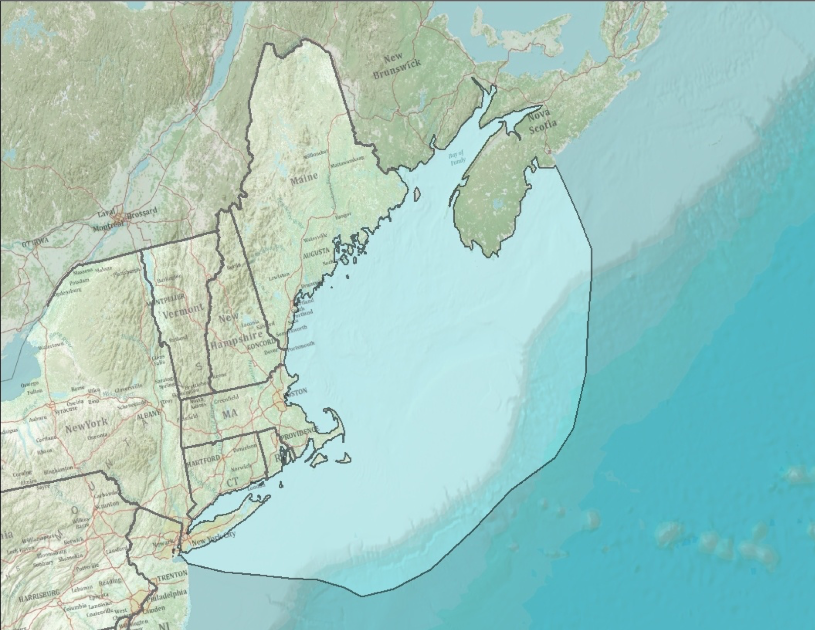 Northeast Atlantic - NERACOOS - The U.S. Integrated Ocean Observing System (IOOS)