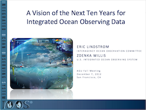 A Vision of the Next Ten Years for Integrated Ocean Observing Data