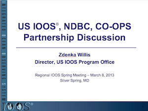 U.S. IOOS®, NDBC, CO-OPS Partnership Discussion
